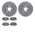 Dynamic Friction Co 6502-68089, Rotors with 5000 Advanced Brake Pads 6502-68089